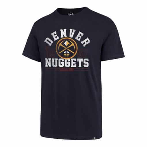 Denver Nuggets Men's 47 Brand Navy Breaker T-Shirt Tee