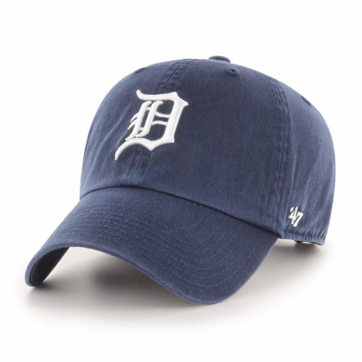 Detroit Tigers 47 Brand Home Navy Clean Up Adjustable Hat