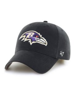 Baltimore Ravens YOUTH 47 Brand Black MVP Adjustable Hat