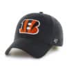 Cincinnati Bengals YOUTH 47 Brand Black MVP Adjustable Hat