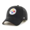 Pittsburgh Steelers KIDS 47 Brand Black MVP Adjustable Hat