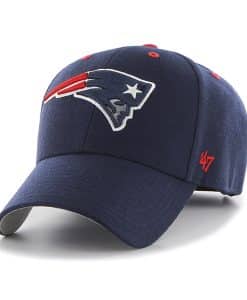 New England Patriots Audible MVP Light Navy 47 Brand Adjustable Hat