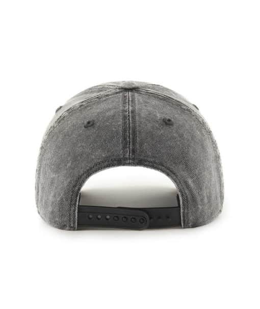 Baltimore Ravens 47 Brand Vintage Black Clean Up Snapback Hat - Image 3