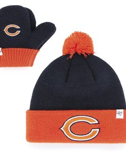 Chicago Bears Bam Bam Set Navy 47 Brand INFANT Hat