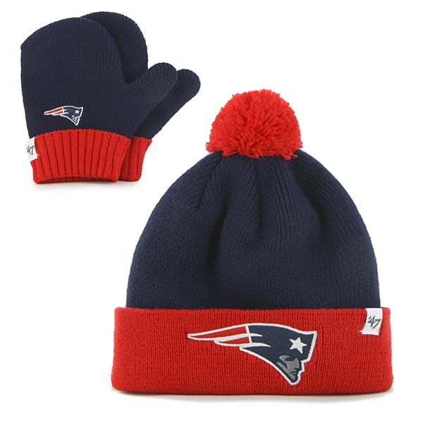 New England Patriots Bam Bam Set Light Navy 47 Brand INFANT Hat
