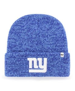 New York Giants 47 Brand Blue Brain Freeze Cuff Knit Hat