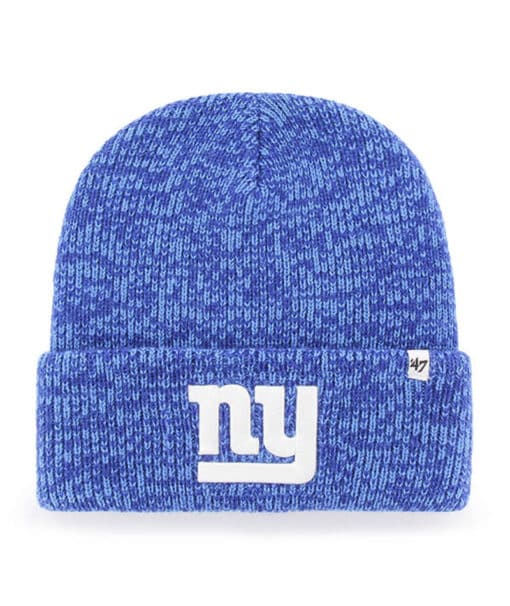 New York Giants 47 Brand Blue Brain Freeze Cuff Knit Hat