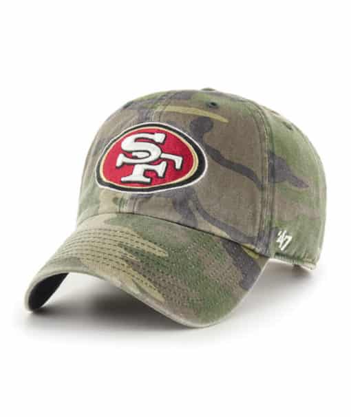 San Francisco 49ers 47 Brand Cargo Camo Clean Up Adjustable Hat