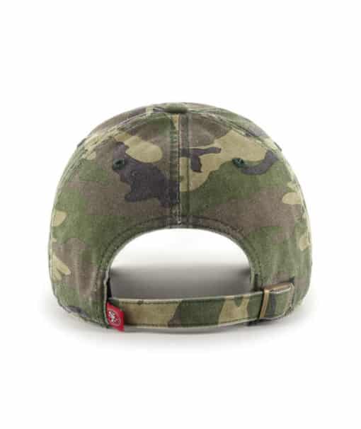 San Francisco 49ers 47 Brand Cargo Camo Clean Up Adjustable Hat - Image 2