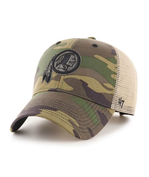 Washington Redskins 47 Brand Branson Camo MVP Adjustable Hat