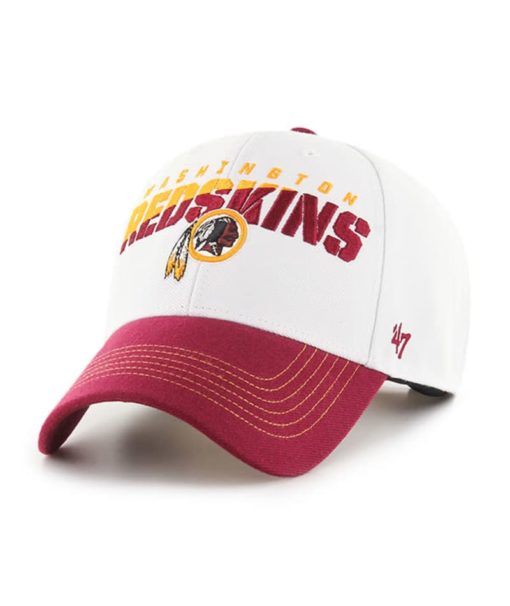 Washington Redskins 47 Brand Script White MVP Adjustable Hat - Detroit ...