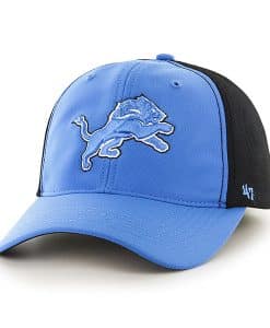 Detroit Lions Draft Day Closer Blue Raz 47 Brand Stretch Fit Hat