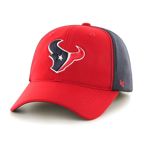 Houston Texans Draft Day Closer Red 47 Brand Stretch Fit Hat