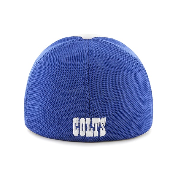 Indianapolis Colts Draft Day Closer White 47 Brand Stretch Fit Hat