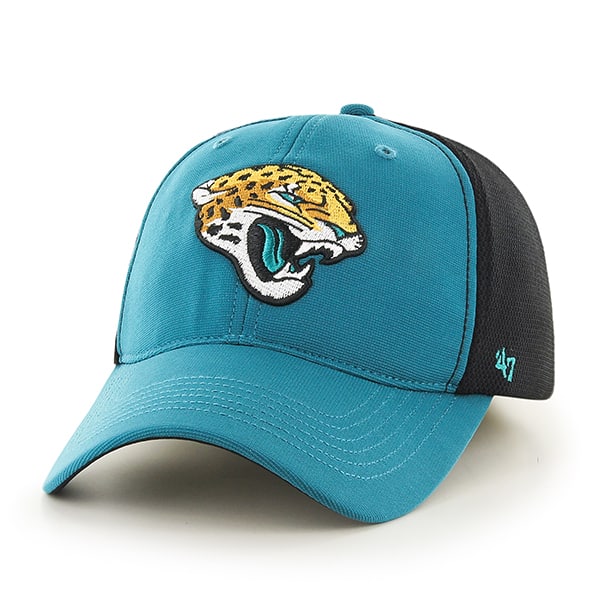 Jacksonville Jaguars Draft Day Closer Dark Teal 47 Brand Stretch Fit ...