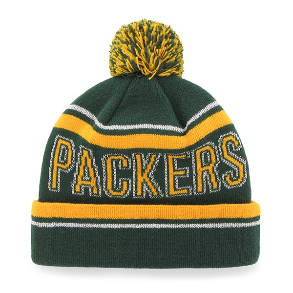 Green Bay Packers Ellie Cuff Knit Dark Green 47 Brand Womens Hat ...