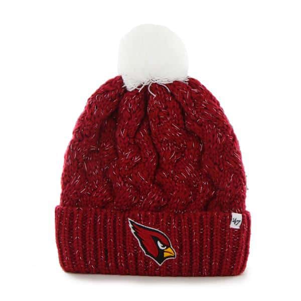 Arizona Cardinals Fiona Cuff Knit Dark Red 47 Brand Womens Hat