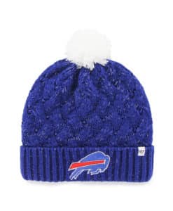 Buffalo Bills Women's 47 Brand Blue Fiona Cuff Knit Hat