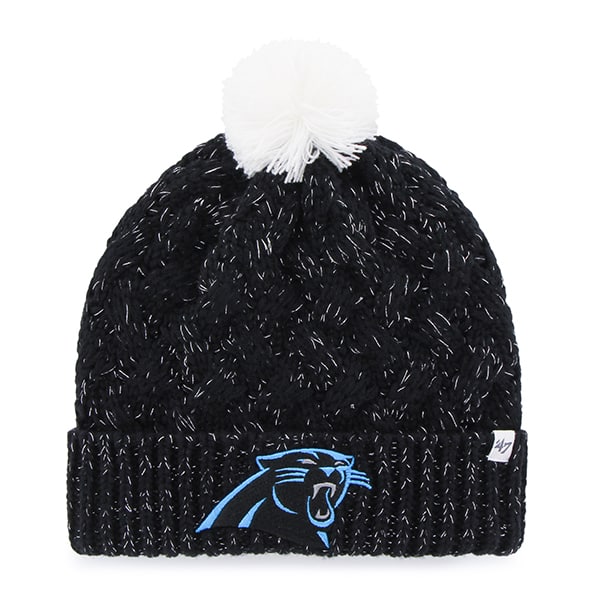 Carolina Panthers Fiona Cuff Knit Black 47 Brand Womens Hat
