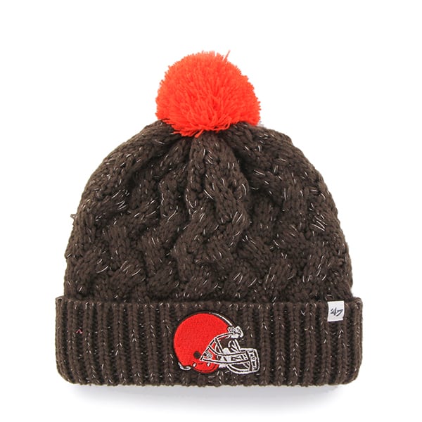 Cleveland Browns 47 Brand Women's Brown Fiona Cuff Knit Hat