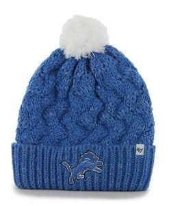 Detroit Lions Women's 47 Brand Fiona Blue Raz Cuff Knit Hat