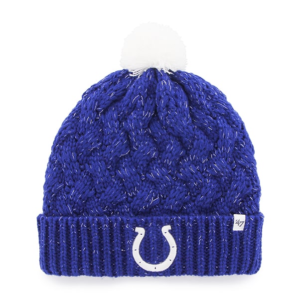 Indianapolis Colts Fiona Cuff Knit Royal 47 Brand Womens Hat