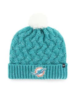 Miami Dolphins Women's 47 Brand Neptune Fiona Cuff Knit Hat
