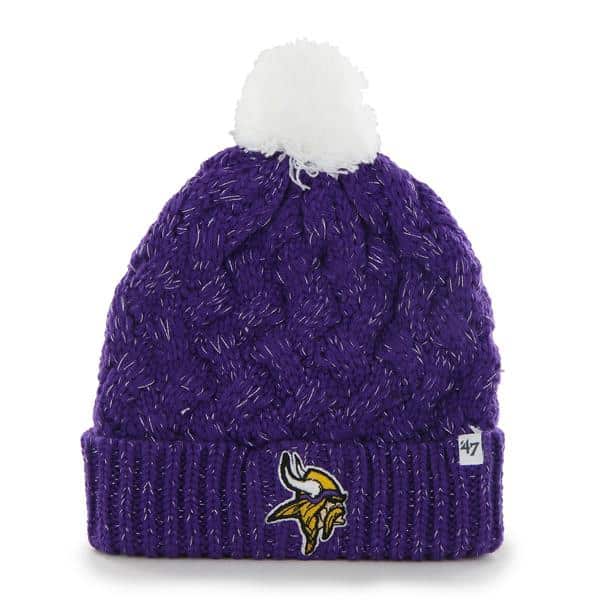 Minnesota Vikings Fiona Cuff Knit Purple 47 Brand Womens Hat
