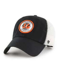 Cincinnati Bengals 47 Brand Black Highline Clean Up Adjustable Hat