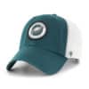Philadelphia Eagles 47 Brand Pacific Green Highline White Mesh Snapback Hat