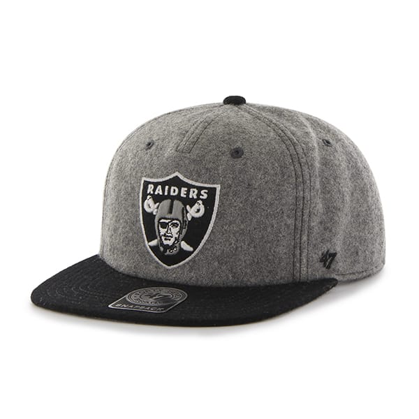 Oakland Raiders Hempstead Captain Rf Gray 47 Brand Adjustable Hat