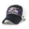 Baltimore Ravens 47 Brand Interlude Vintage Black MVP Mesh Snapback Hat