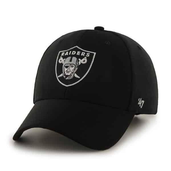 Oakland Raiders Juke MVP Black 47 Brand KID Hat