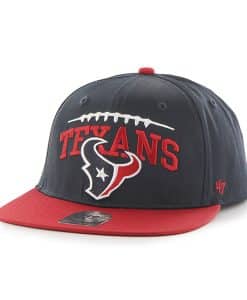 Houston Texans KIDS 47 Brand Navy Laces Out Snapback Hat