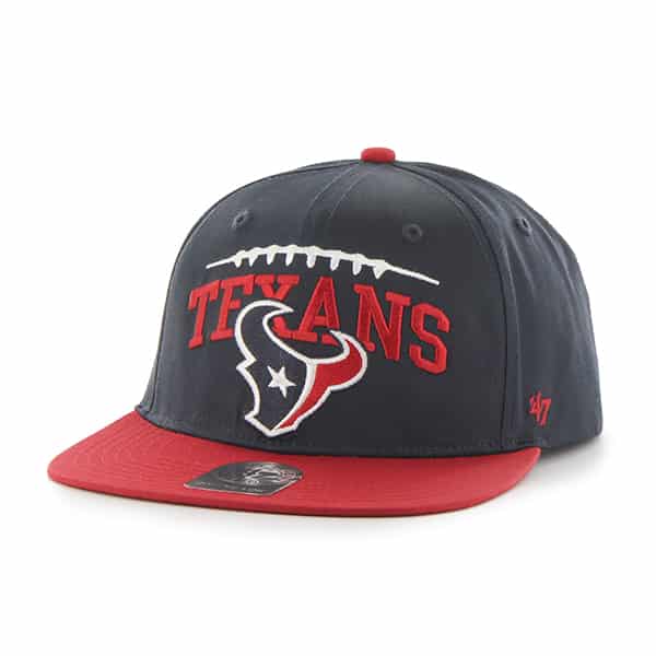 Houston Texans KIDS 47 Brand Navy Laces Out Snapback Hat