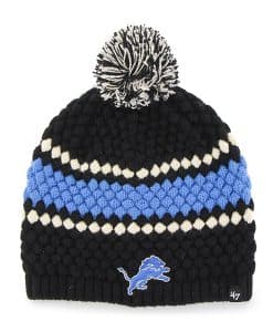 Detroit Lions Women's 47 Brand Black Leslie Beanie Knit Hat