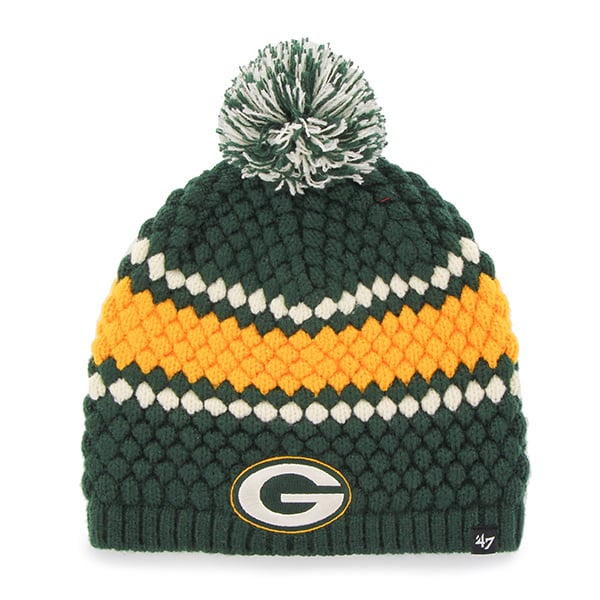 Green Bay Packers Women's 47 Brand Dark Green Leslie Beanie Hat