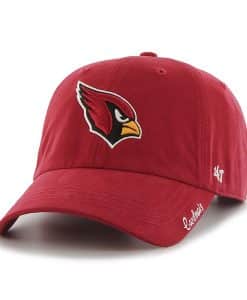 Arizona Cardinals Women's 47 Brand Miata Dark Red Clean Up Adjustable Hat