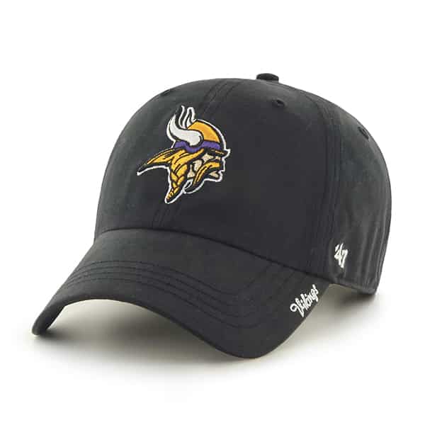 Minnesota Vikings Miata Clean Up Black 47 Brand Womens Hat