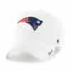 New England Patriots Women's 47 Brand White Miata Clean Up Adjustable Hat