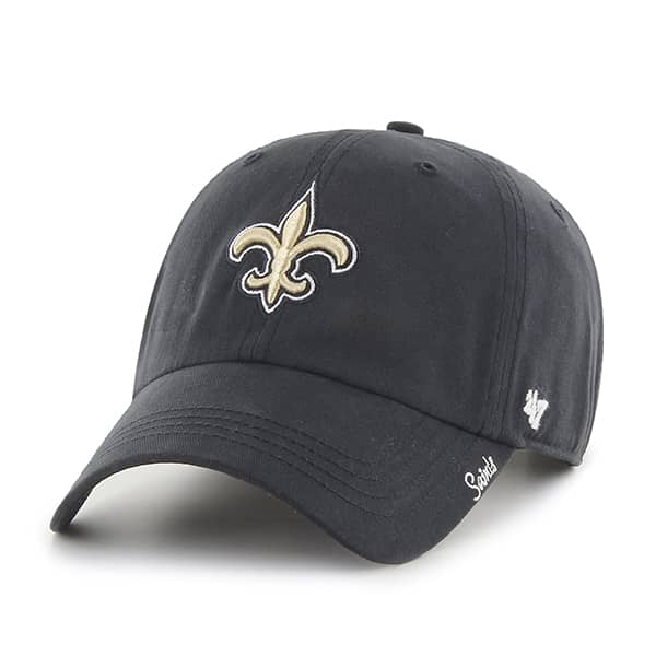 New Orleans Saints Miata Clean Up Black 47 Brand Womens Hat