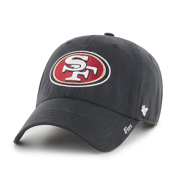 San Francisco 49ers Miata Clean Up Black 47 Brand Womens Hat