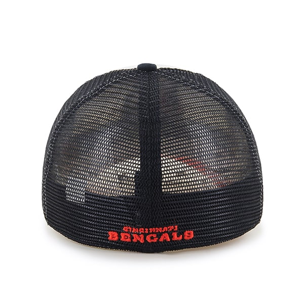 Cincinnati Bengals Mckinley Closer Black 47 Brand Stretch Fit Hat - Image 2