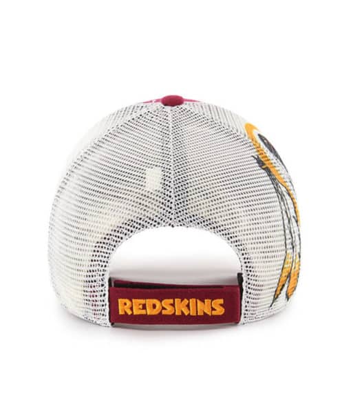Washington Redskins 47 Brand Cardinal Mesh MVP Adjustable Hat - Image 2