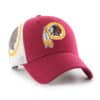 Washington Redskins 47 Brand Cardinal Mesh MVP Adjustable Hat