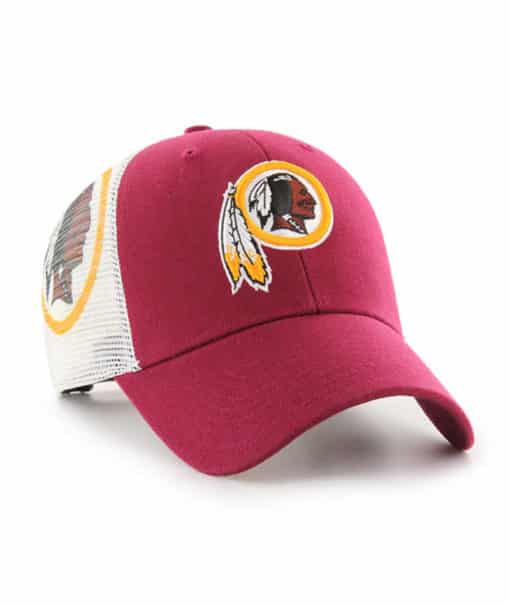 Washington Redskins 47 Brand Cardinal Mesh MVP Adjustable Hat