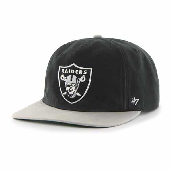 Oakland Raiders Marvin Captain Rf Black 47 Brand Adjustable Hat ...