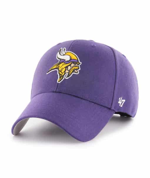 Minnesota Vikings 47 Brand Purple MVP Adjustable Hat