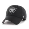 Oakland Raiders 47 Brand Black MVP Adjustable Hat