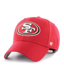 San Francisco 49ers 47 Brand Red MVP Adjustable Hat